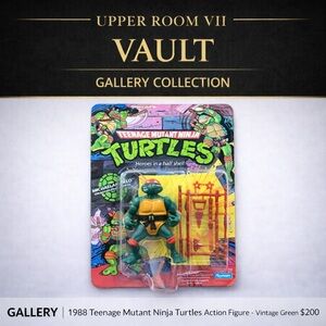 1988 Teenage Mutant Ninja Turtles Action Figure - Vintage Green